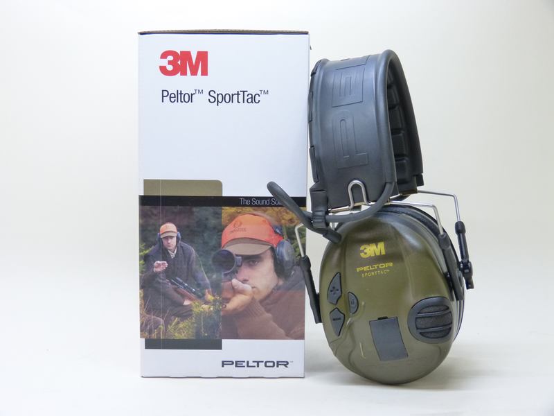 3M Peltor Casque SportTac Chasse (vert / orange) - 3M Peltor